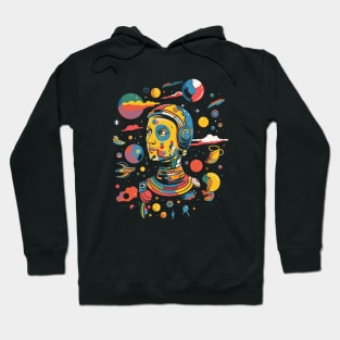 Astronaut  | Trippy Sci-Fi Alien Space Astronaut | Picasso Art Hoodie